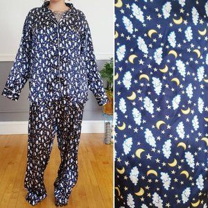 90s/Y2K Fashion Bug Celestial Pajama Set